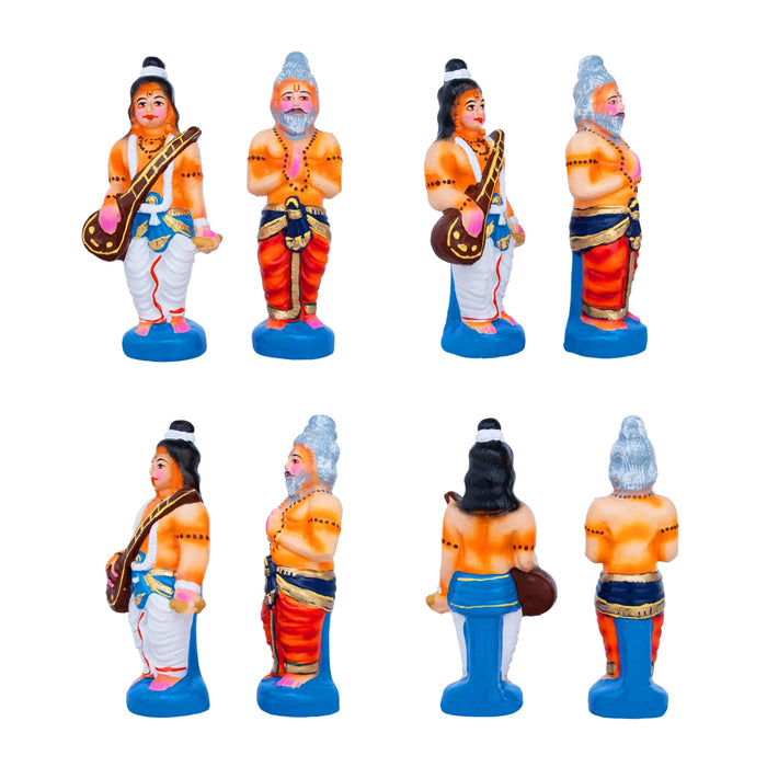 Meenakshi Kalyanam Clay Golu Bommai Set- 12 X 8.5 Inches | Navaratri Golu Gombe/Giri Golu Doll/ Navratri Decor