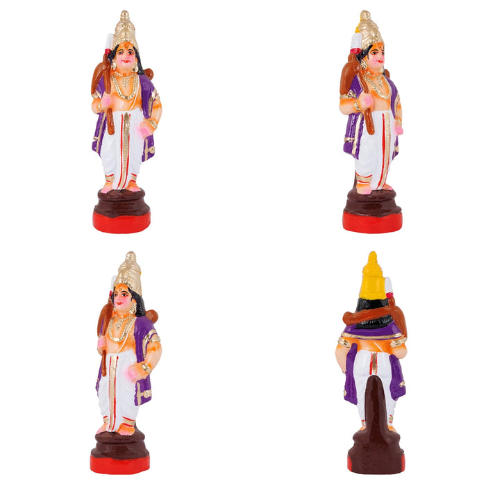 Dasavatharam Statue Clay Golu Bommai Set - 10 X 4 Inches | Navaratri Gombe/ Giri Golu Doll/ Navratri Decor