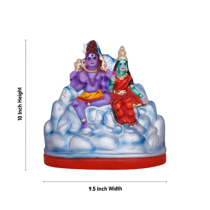 Karthigai Pengal Clay Golu Bommai Set - 10 X 9.5 Inches | Navaratri Golu Gombe/ Giri Golu Doll/ Navratri Decor