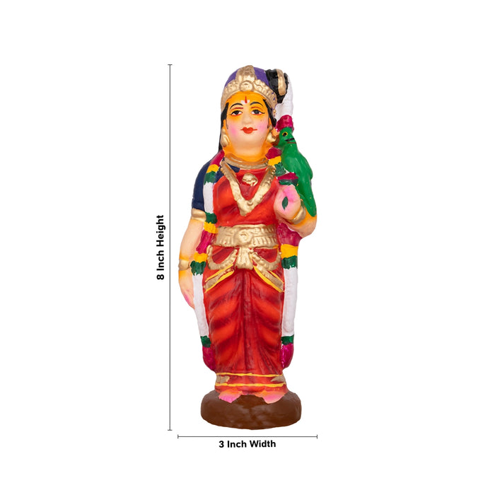 Azhwargal Clay Golu Bommai Set - 8 x 3 Inches | Giri Golu Doll/ Navaratri Golu Bomma/Gombe/Bommai