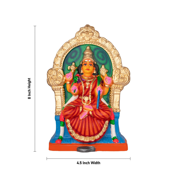 Kamakshi Pooja Clay Golu Bommai Set - 17 x 10.5 Inches | Giri Golu Doll/ Navaratri Kolu Bomma/ Gombe