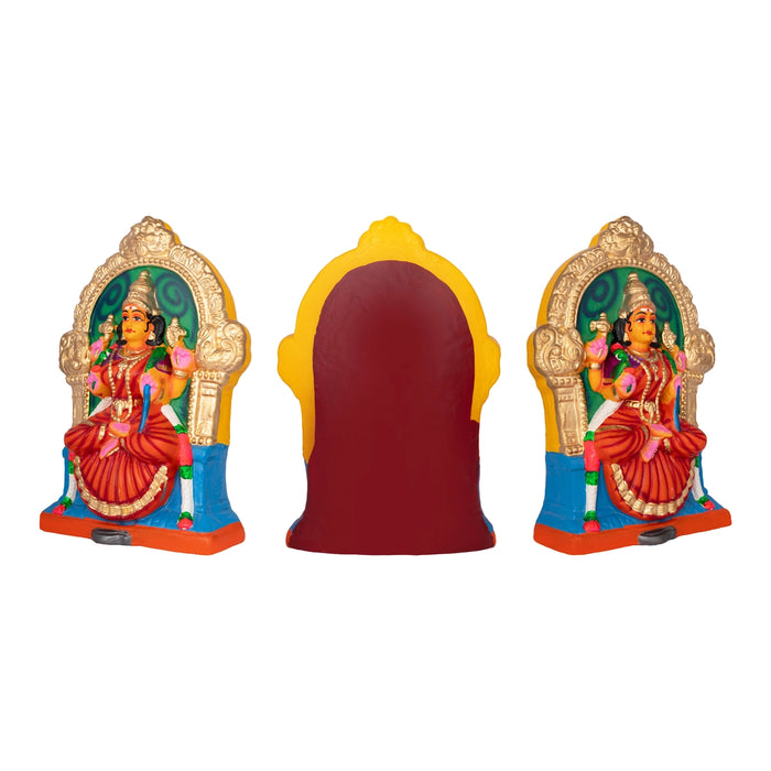 Kamakshi Pooja Clay Golu Bommai Set - 17 x 10.5 Inches | Giri Golu Doll/ Navaratri Kolu Bomma/ Gombe