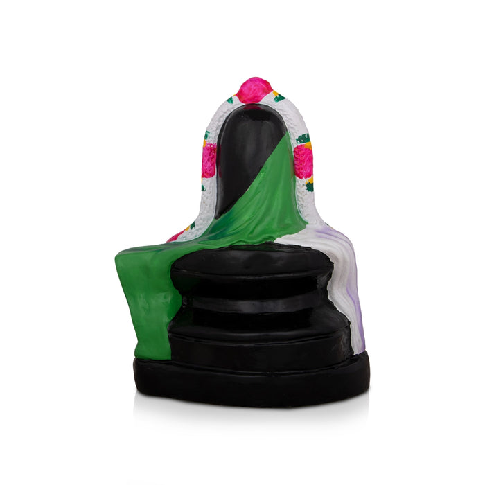 Ardhanarishvara Lingam Nandi Paper Mache Golu Bommai Pair - 10 x 7.5 Inches | Giri Golu Doll/ Navaratri Golu Bomma