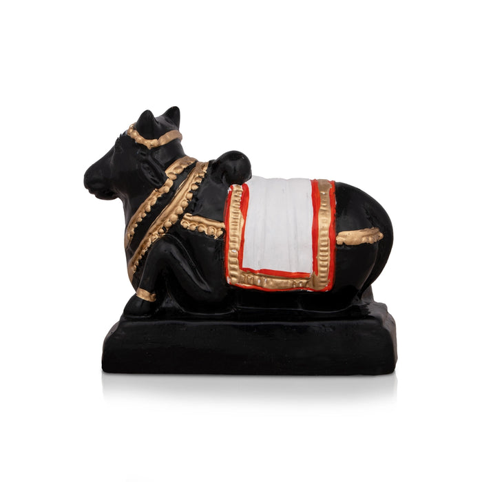 Ardhanarishvara Lingam Nandi Paper Mache Golu Bommai Pair - 10 x 7.5 Inches | Giri Golu Doll/ Navaratri Golu Bomma
