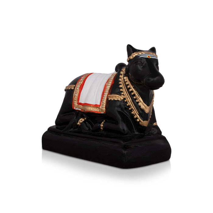 Ardhanarishvara Lingam Nandi Paper Mache Golu Bommai Pair - 10 x 7.5 Inches | Giri Golu Doll/ Navaratri Golu Bomma