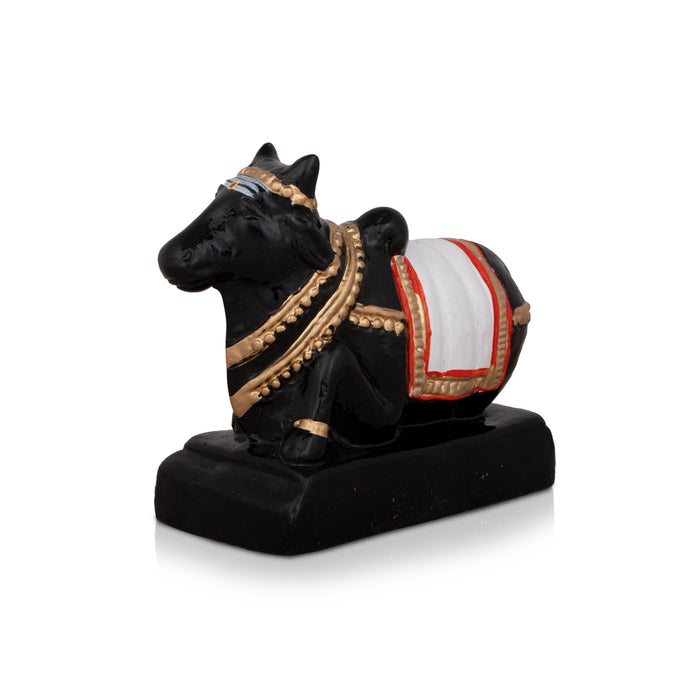Ardhanarishvara Lingam Nandi Paper Mache Golu Bommai Pair - 10 x 7.5 Inches | Giri Golu Doll/ Navaratri Golu Bomma