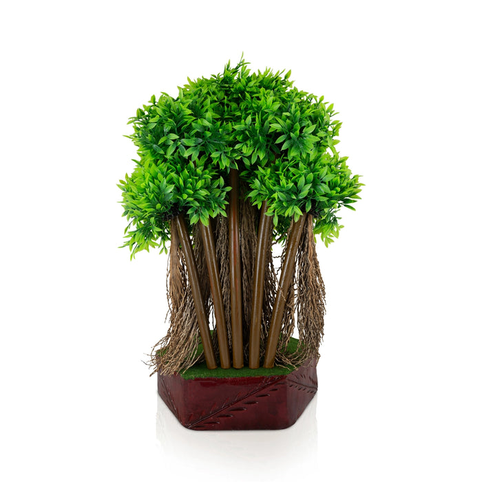 Artificial Bonsai Plant - 20 x 8.5 Inches | Fake Plants/ Decorative Banyan tree with Pot for Home