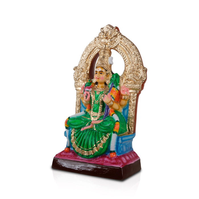 Kamakshi Idol Paper Mache Golu Bommai - 18 X 9.5 Inches | Giri Golu Doll/ Navratri Gombe/ Navratri Decor