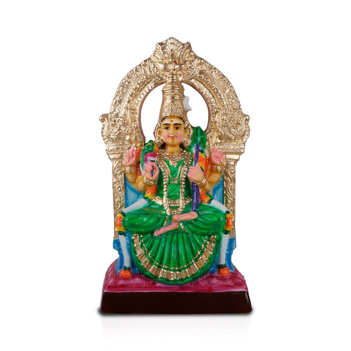 Kamakshi Idol Paper Mache Golu Bommai - 18 X 9.5 Inches | Giri Golu Doll/ Navratri Gombe/ Navratri Decor