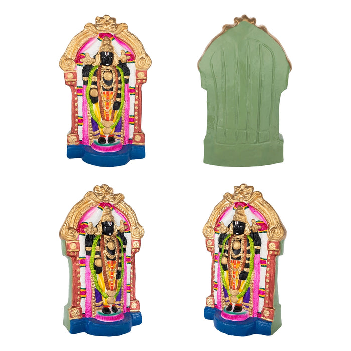 Uppiliappan Clay Golu Bommai Set - 11 x 7 Inches | Giri Golu Doll/ Navaratri Golu Bomma/ Bommai/Gombe