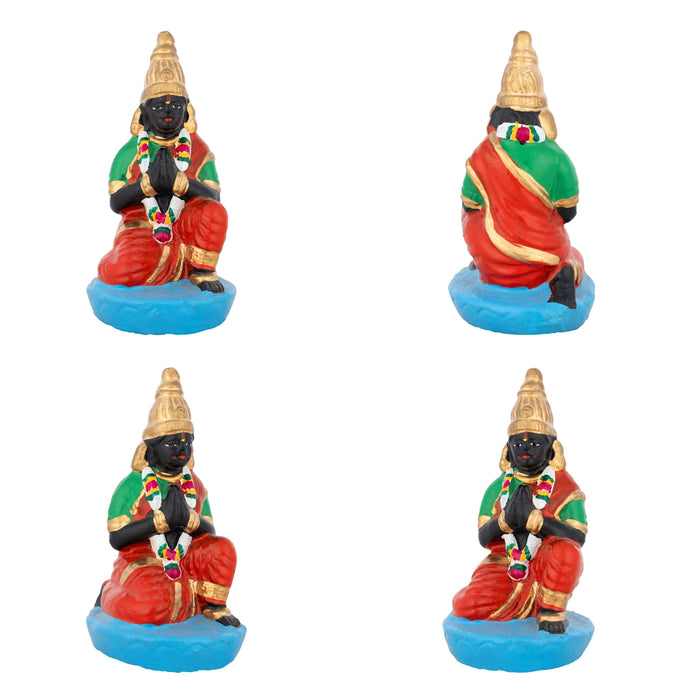 Uppiliappan Clay Golu Bommai Set - 11 x 7 Inches | Giri Golu Doll/ Navaratri Golu Bomma/ Bommai/Gombe