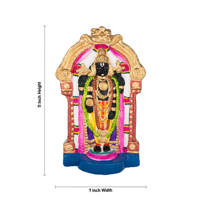 Uppiliappan Clay Golu Bommai Set - 11 x 7 Inches | Giri Golu Doll/ Navaratri Golu Bomma/ Bommai/Gombe