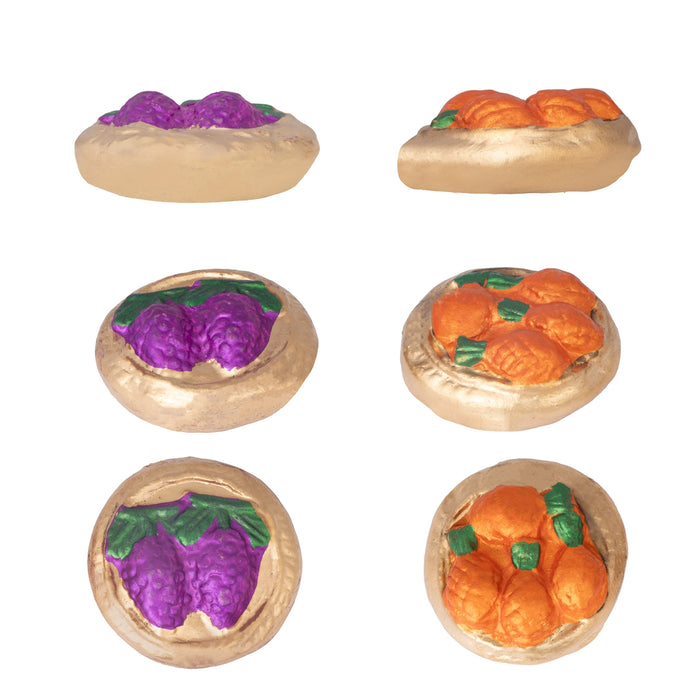 Shashtiabdapoorti Clay Golu Bommai Set - 8.5 x 7.5 Inches | Giri Golu doll/ Navaratri Kolu Bomma/ Bommai