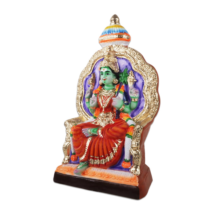 Rajeshwari Devi Paper Mache Golu Bommai - 19 X 11 Inches | Navaratri Golu Gombe/Giri Golu Doll/ Navratri Decor