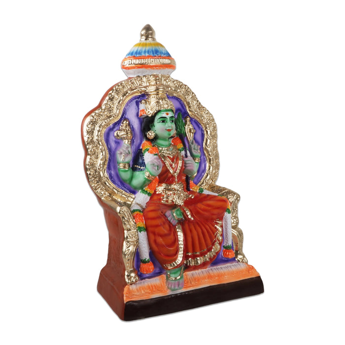 Rajeshwari Devi Paper Mache Golu Bommai - 19 X 11 Inches | Navaratri Golu Gombe/Giri Golu Doll/ Navratri Decor