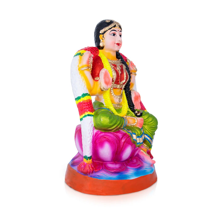 Bala Tripura Sundari Clay Golu Bommai - 10 x 5 Inches | Giri Golu Doll/ Navaratri Golu Bomma/Gombe/Bommai