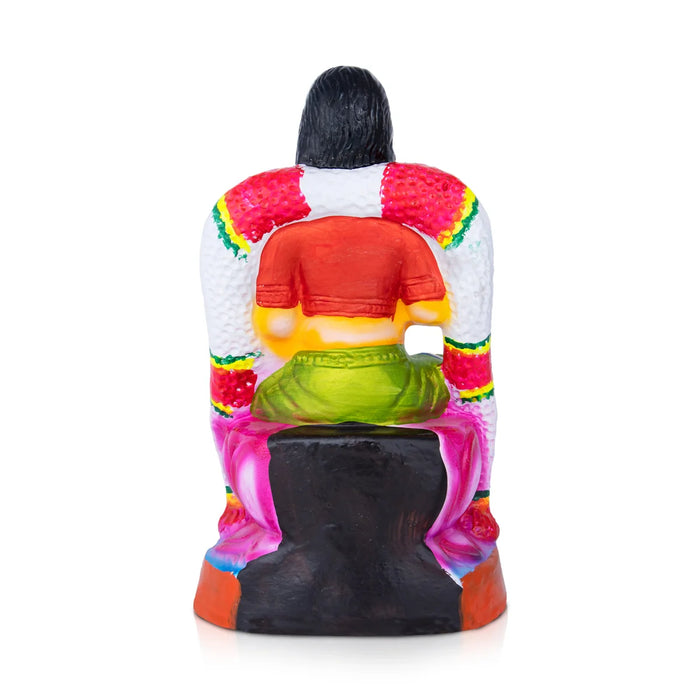 Bala Tripura Sundari Clay Golu Bommai - 10 x 5 Inches | Giri Golu Doll/ Navaratri Golu Bomma/Gombe/Bommai