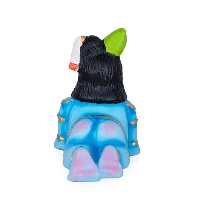 Crawling Krishna Clay Golu Bommai - 9 Inches | Giri Golu Doll/ Navaratri Golu Bomma/ Bommalu