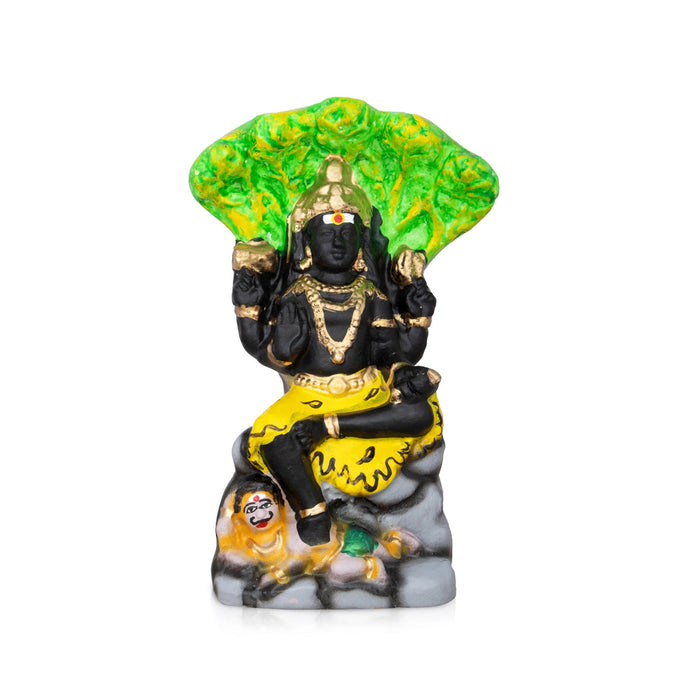 Dhakshinamoorthy Clay Golu Bommai - 9 Inches | Giri Golu Doll/ Navaratri Golu Bomma/ Gombe/ Bommai