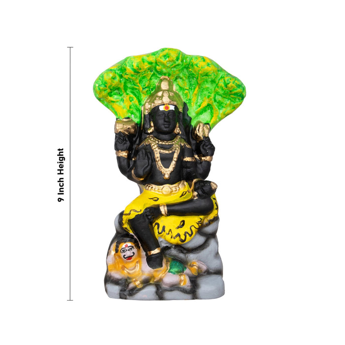 Dhakshinamoorthy Clay Golu Bommai - 9 Inches | Giri Golu Doll/ Navaratri Golu Bomma/ Gombe/ Bommai