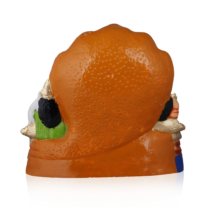 Vishnu Family Paper Mache Golu Bommai - 15 x 17 Inches | Giri Golu Doll/ Navaratri Golu Bomma/ Bommai/ Gombe