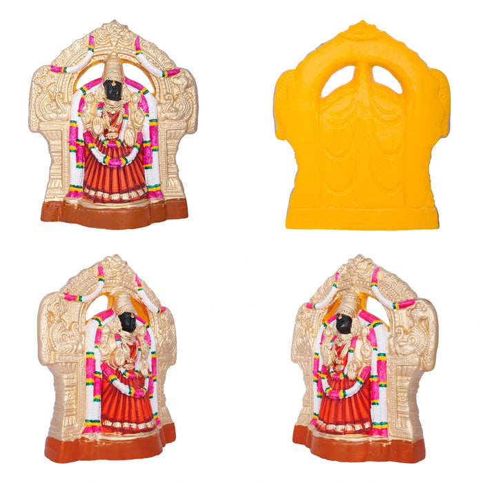 Perumal Thayar Paper Mache Golu Bommai Pair - 12 x 9 Inches | Giri Golu Doll/ Navaratri Golu Bomma/Bommai/Gombe