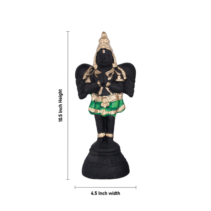 Garudan Hanuman Paper Mache Golu Bommai Pair - 10.5 x 4.5 Inches | Giri Golu Doll/ Navaratri Golu Bomma/ Gombe/ Bommai
