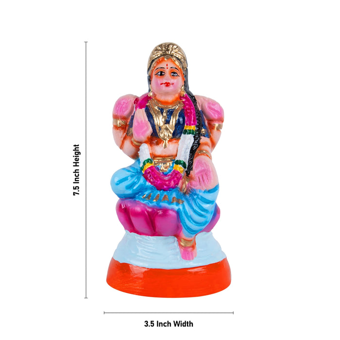 Balambigai Paper Mache Golu Bommai - 7.5 x 3.5 Inches | Giri Golu Doll / Navaratri Golu Bommalu / Dasara Doll