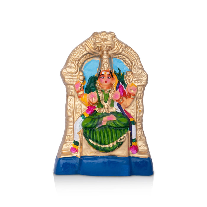 Kamakshi Paper Mache Golu Bommai - 7 x 5 Inches | Giri Golu Doll/ Navaratri Kolu Bomma/ Dasara Doll