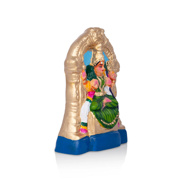 Kamakshi Paper Mache Golu Bommai - 7 x 5 Inches | Giri Golu Doll/ Navaratri Kolu Bomma/ Dasara Doll