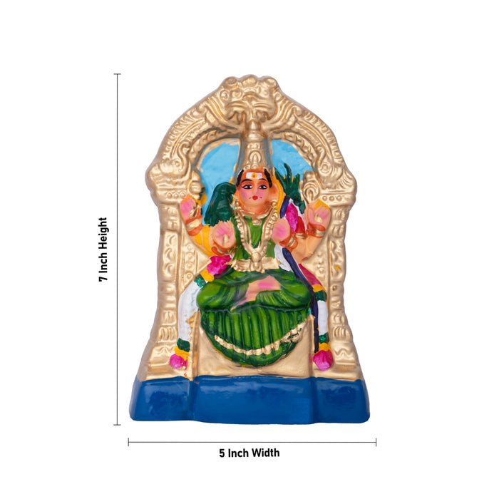 Kamakshi Paper Mache Golu Bommai - 7 x 5 Inches | Giri Golu Doll/ Navaratri Kolu Bomma/ Dasara Doll