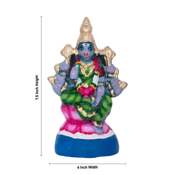 Varahi Paper Mache Golu Bommai - 7.5 x 4 Inches | Giri Golu Doll/ Navaratri Golu Bomma/ Bommalu