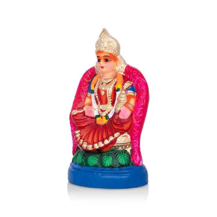 Annapoorni Paper Mache Golu Doll - 8 x 4.5 Inches | Giri Kolu Bommai/ Navaratri Golu Bomma/ Dasara Doll
