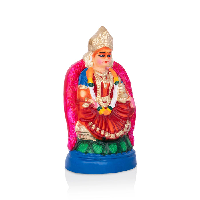 Annapoorni Paper Mache Golu Doll - 8 x 4.5 Inches | Giri Kolu Bommai/ Navaratri Golu Bomma/ Dasara Doll