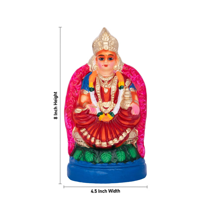 Annapoorni Paper Mache Golu Doll - 8 x 4.5 Inches | Giri Kolu Bommai/ Navaratri Golu Bomma/ Dasara Doll