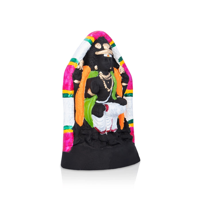 Dakshinamurthy Paper Mache Golu Bommai - 7 x 4.5 Inches | Giri Golu Doll/ Navaratri Golu Bomma/ Gombe