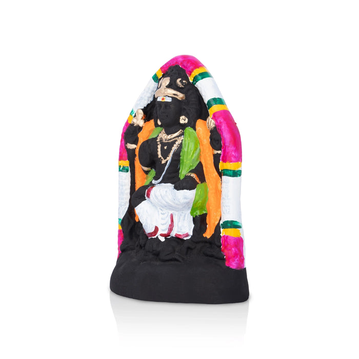 Dakshinamurthy Paper Mache Golu Bommai - 7 x 4.5 Inches | Giri Golu Doll/ Navaratri Golu Bomma/ Gombe