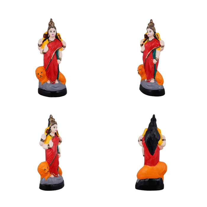 Lakshmi Saraswati Durga Paper Mache Golu Bommai Set - 17 x 7 Inches | Giri Golu Doll/Navaratri Golu Bomma/Gombe