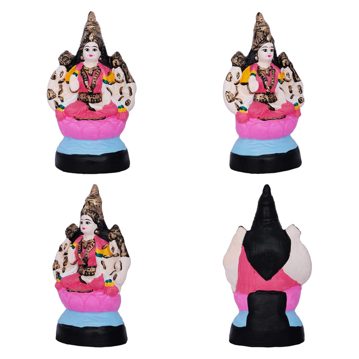 Ashtalakshmi Idol Paper Mache Golu Bommai Set- 8 X 7 Inches | Navaratri Golu Gombe/Giri Golu Doll/Navratri Decor