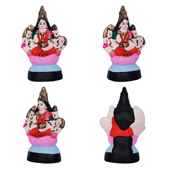Ashtalakshmi Idol Paper Mache Golu Bommai Set- 8 X 7 Inches | Navaratri Golu Gombe/Giri Golu Doll/Navratri Decor