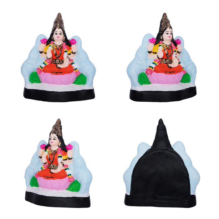 Ashtalakshmi Idol Paper Mache Golu Bommai Set- 8 X 7 Inches | Navaratri Golu Gombe/Giri Golu Doll/Navratri Decor