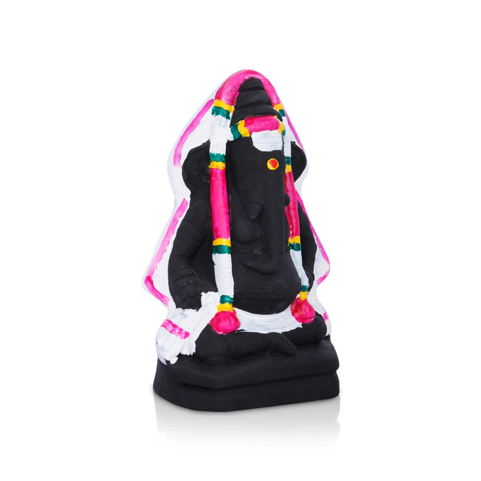 Pillayarpatti Ganesh Murti Paper Mache Golu Bommai - 7.5 X 5 Inches | Navaratri Golu Gombe/ Giri Golu Doll