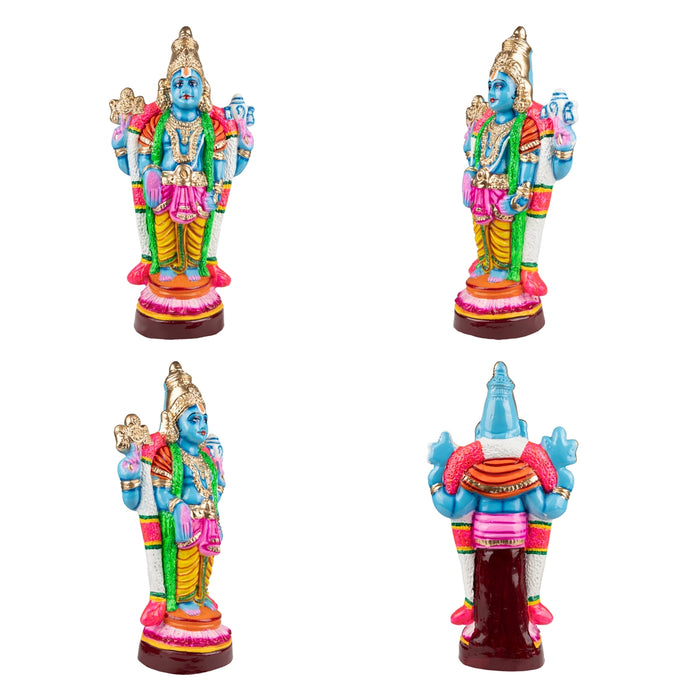 Perumal Utsava Murti Paper Mache Golu Bommai Set - 19 X 9 Inches | Navaratri Golu Gombe/ Giri Golu Doll
