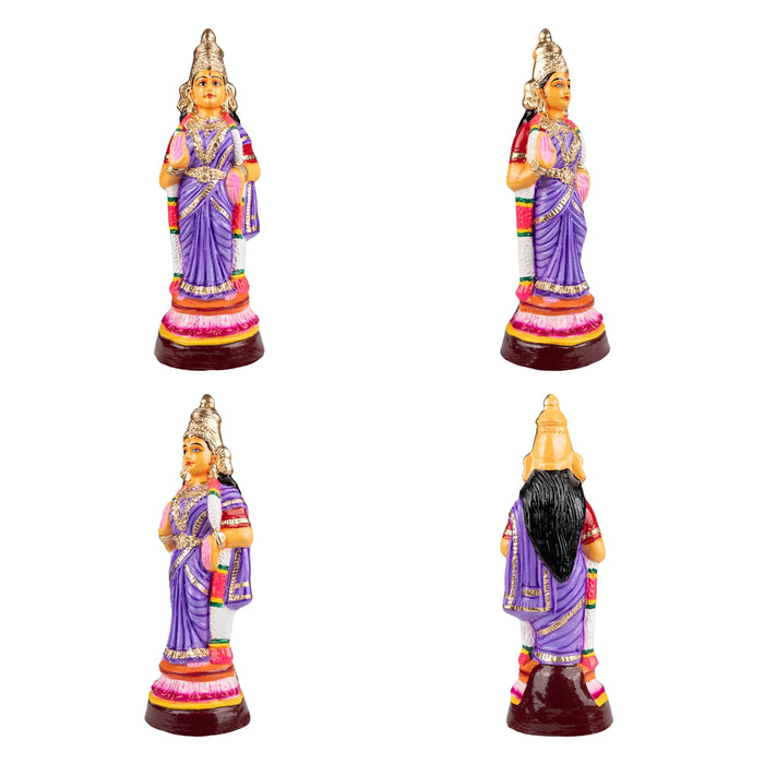 Perumal Utsava Murti Paper Mache Golu Bommai Set - 19 X 9 Inches | Navaratri Golu Gombe/ Giri Golu Doll