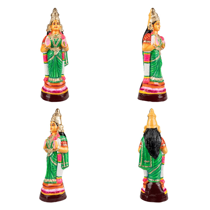 Perumal Utsava Murti Paper Mache Golu Bommai Set - 19 X 9 Inches | Navaratri Golu Gombe/ Giri Golu Doll