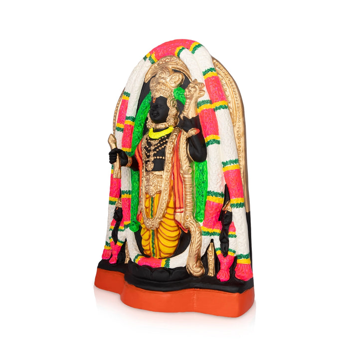 Ayodhya Ramar Paper Mache Golu Bommai - 17 x 11 Inches | Giri Kolu Doll/ Navaratri Golu Bommalu/ Gombe