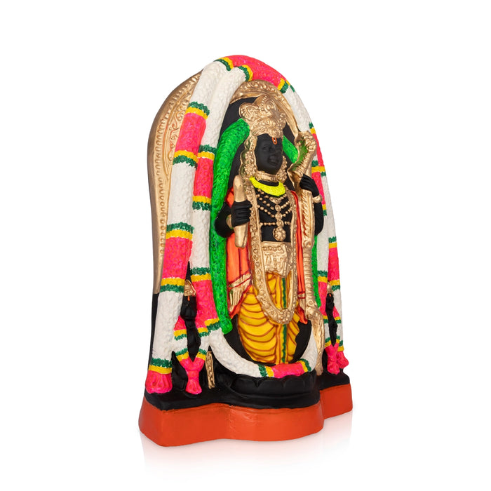 Ayodhya Ramar Paper Mache Golu Bommai - 17 x 11 Inches | Giri Kolu Doll/ Navaratri Golu Bommalu/ Gombe