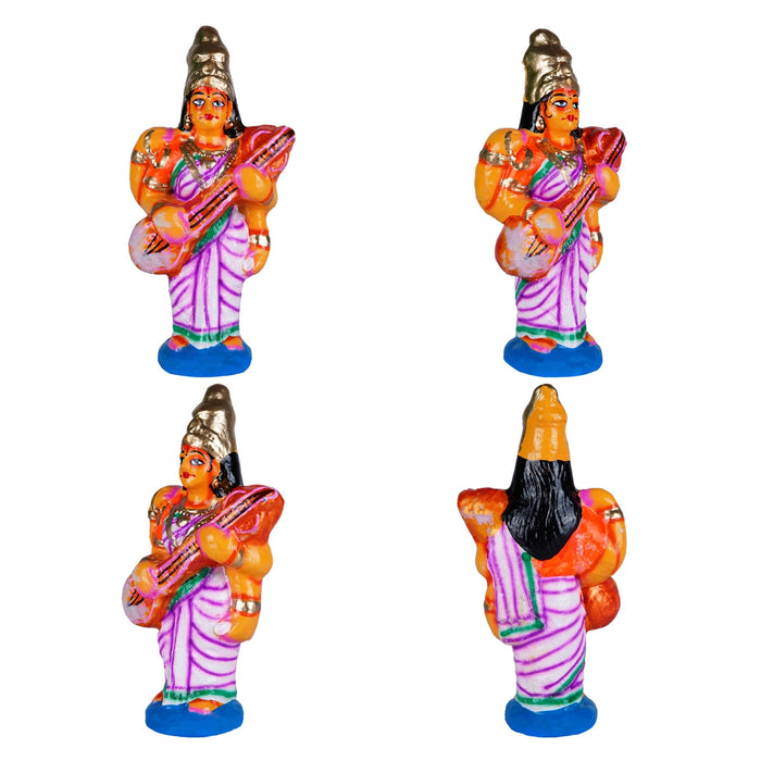 Thiruparkadal Clay Golu Bommai Set - 11 x 22 Inches | Giri Golu Doll/ Gombe/ Navaratri Golu Bomma