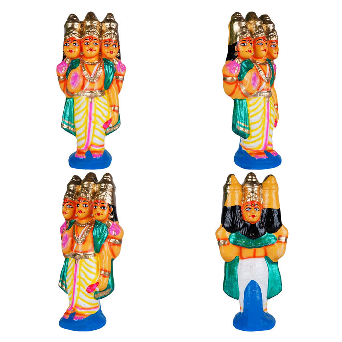 Thiruparkadal Clay Golu Bommai Set - 11 x 22 Inches | Giri Golu Doll/ Gombe/ Navaratri Golu Bomma