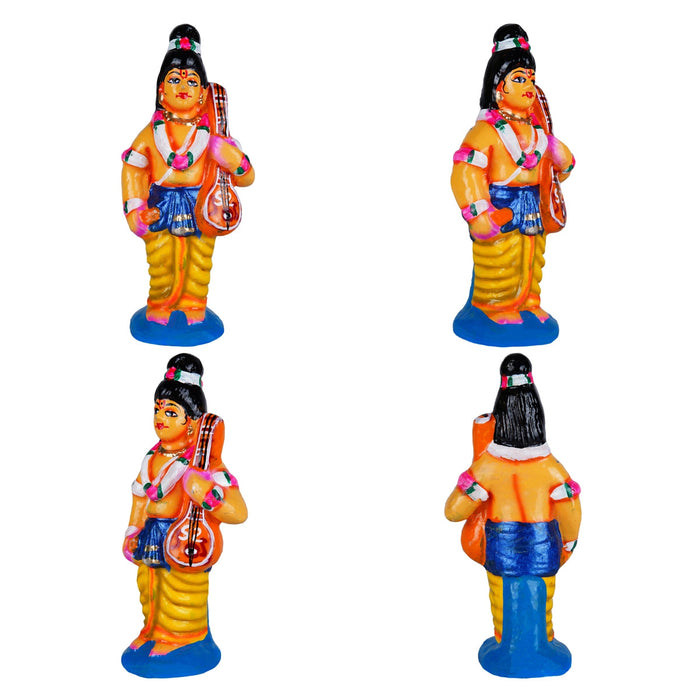 Thiruparkadal Clay Golu Bommai Set - 11 x 22 Inches | Giri Golu Doll/ Gombe/ Navaratri Golu Bomma